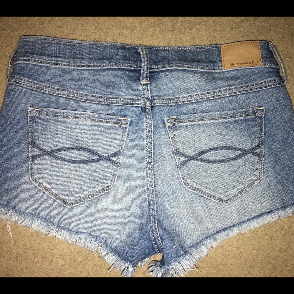 Abercrombie Low Rise Jean Shorts